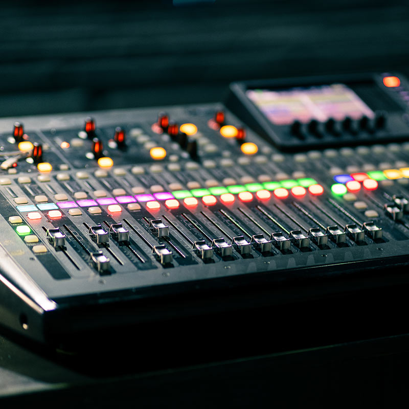Audio sliders